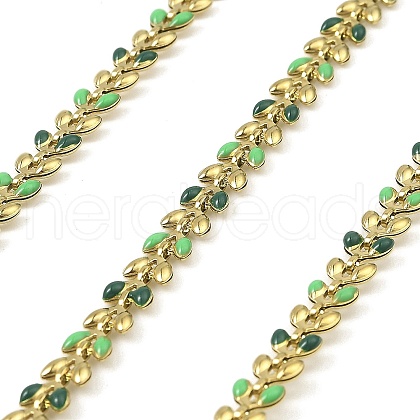 304 Stainless Steel Leaf Link Chains CHS-C014-01G-03-1