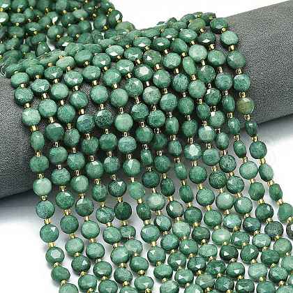 Natural Dyed White Jade Beads Strands G-C116-A51-02-1
