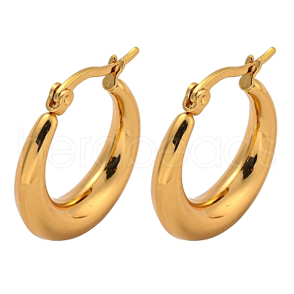 PVD Vacuum Plating 202 Stainless Steel Hoop Earring EJEW-H003-19G-01-1