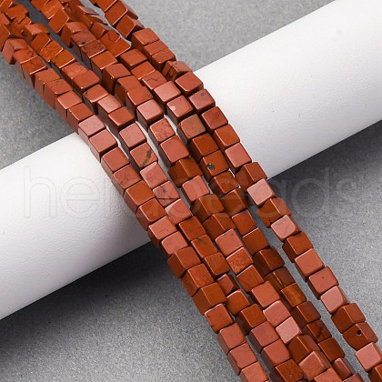 Natural Red Jasper Beads Strands G-G002-A12-1