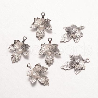 Tarnish Resistant Autumn Theme 316 Surgical Stainless Steel Pendants X-STAS-K096-28P-1
