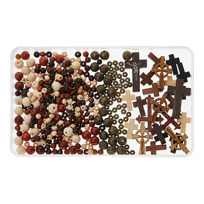 DICOSMETIC DIY Cross Jewelry Making Findings Kits DIY-DC0002-93-1