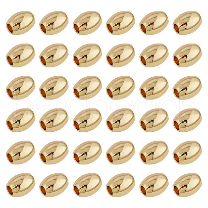 GOMAKERER 100Pcs Rack Plating Brass Beads KK-GO0001-72-1