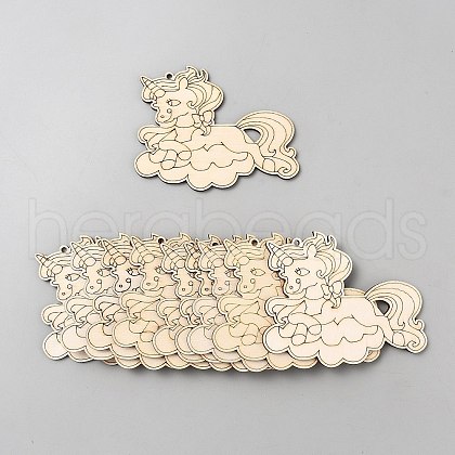 Unicorn Unfinished Wood Pieces WOOD-CJC0007-04C-1