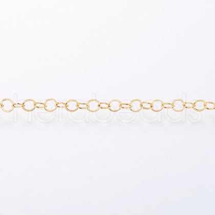 Ion Plating(IP) Handmade 304 Stainless Steel Cable Chains STAS-G038-12G-1