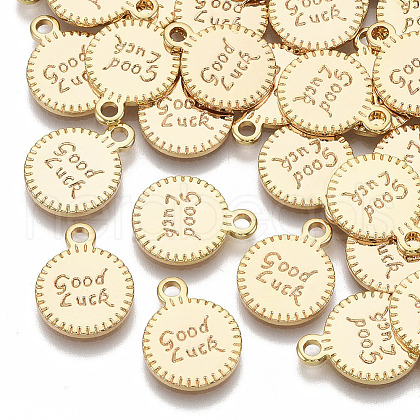 Brass Charms X-KK-T055-010G-NF-1
