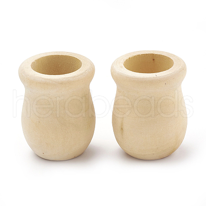 Unfinished Blank Wooden Vase WOOD-S040-81-1