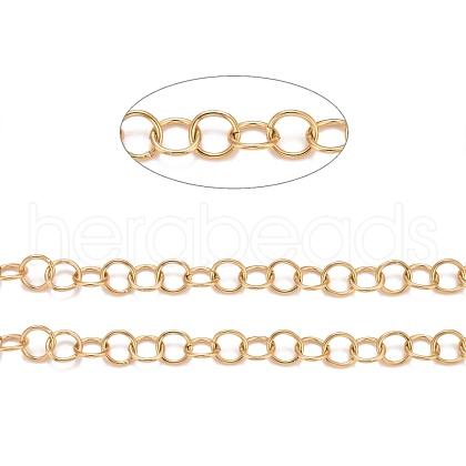 304 Stainless Steel Rolo Chains CHS-F011-08F-G-1