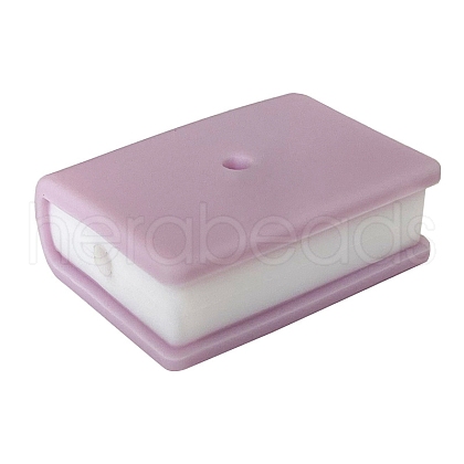 Book Food Grade Silicone Beads PW-WG54979-04-1