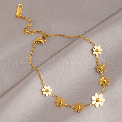 Stainless Steel Charms Anklets WG148E2-09-1