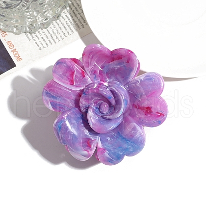 Flower Plastic Claw Hair Clips PW-WGE62A5-04-1
