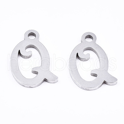 Non-Tarnish 201 Stainless Steel Charms STAS-T044-217P-Q-1