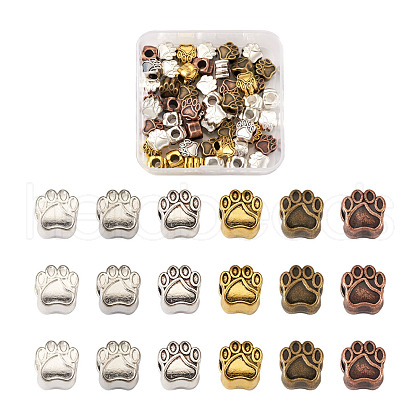 Tibetan Style Alloy European Beads MPDL-TA0001-03-RS-1