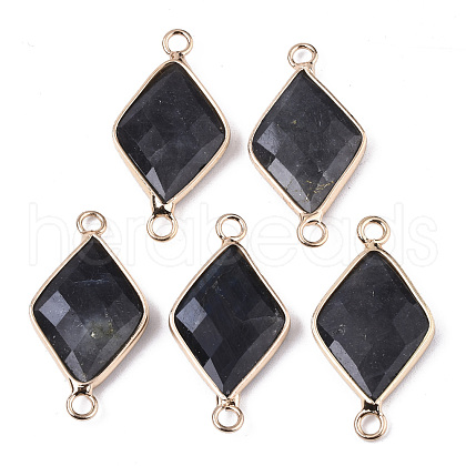 Natural Larvikite Links Connectors G-S359-107D-1