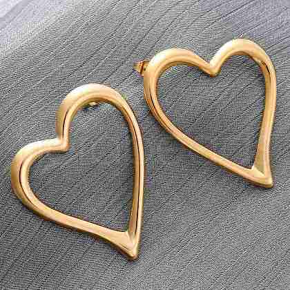 304 Stainless Steel Stud Earrings EJEW-Z098-03G-1