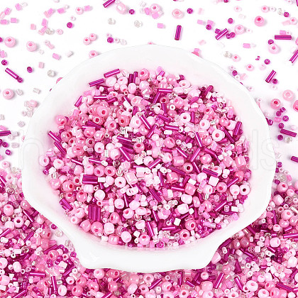 Electroplate Glass Seed Beads GLAA-SZC0007-02D-1