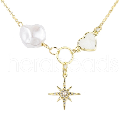 Mother's Day Jewellery Brass Pendants Necklaces NJEW-JN04846-1