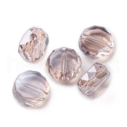 Electroplate Glass Beads EGLA-U003-01A-PL03-1