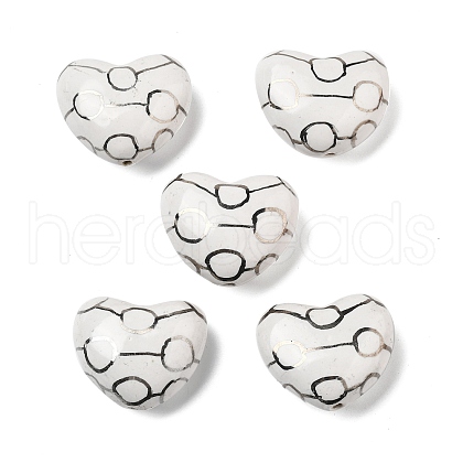 Handmade Porcelain Ceramic Beads PORC-U003-01-1