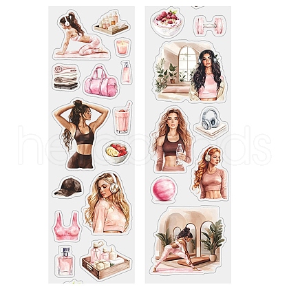 Independent Living Themes Label Paster Picture Stickers DIY-Q038-04E-1
