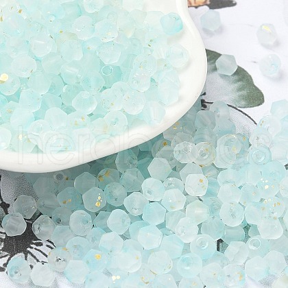 Frosted Glass Beads FGLA-D300-01B-1