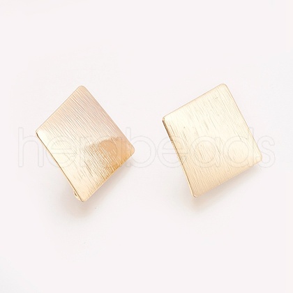 Brass Ear Stud Findings X-KK-S345-018-1