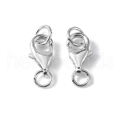 925 Sterling Silver Lobster Claw Clasps STER-I010-11mm-1