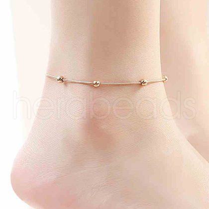 Stainless Steel Charm Anklets for Women WG18C2B-31-1