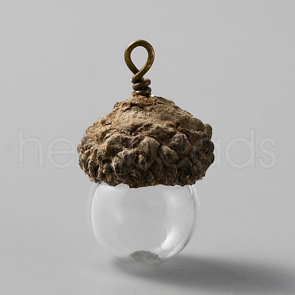 Glass Ball Pendants FIND-WH0034-11A-1