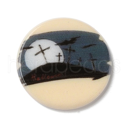 Halloween Series Acrylic Cbabochons OACR-M012-16-1