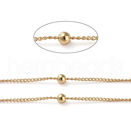 3.28 Feet Brass Curb Chains Twisted Chains X-CHC-G005-16G-1