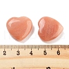 Mother's Day Gifts Heart Natural Red Aventurine Palm Stones G-C134-06A-21-3