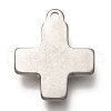 304 Stainless Steel Pendants STAS-P256-08P-2