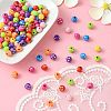 Plating Acrylic Beads PACR-YW0001-16-5