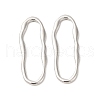 Non-Tarnish 304 Stainless Steel Linking Rings STAS-L268-033P-2