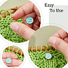 10Pcs 10 Style Number 0~9 Alloy Enamel Pendant Stitch Markers HJEW-NB00001-5