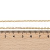 304 Stainless Steel Cable Chain Necklaces X-NJEW-K090-01G-2