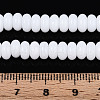 Opaque Spray Painted Glass Beads GLAA-ZX008-6mm-18G-4