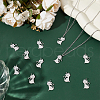 Unicraftale 12Pcs 304 Stainless Steel Pendants STAS-UN0061-13-3