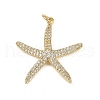 Brass Micro Pave Cubic Zirconia Pendants KK-R230-02G-1