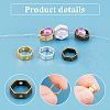   3 Bags 3 Colors Brass Bead Frames FIND-PH0009-16-4