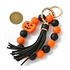 Alloy Silicone Keychain HJEW-JM02211-3