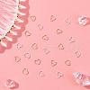   100Pcs 2 Color Brass Linking Rings KK-PH0004-07-4