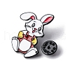 Rabbit Enamel Pins JEWB-D300-02EB-01-3