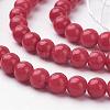 Natural Mashan Jade Round Beads Strands G-D263-4mm-XS31-2