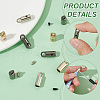  48Pcs 3 Colors Zinc Alloy Cord Ends FIND-PH0023-60A-5