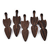 Natural Wenge Wood Pendants WOOD-T023-38-1