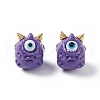 Halloween Opaque Resin Beads RESI-F033-01H-2