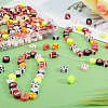 DICOSMETIC 360Pcs 9 Style Handmade Polymer Clay Beads CLAY-DC0001-13-4