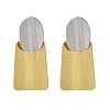 Brass Dangle Stud Earrings EJEW-S262-05GP-2